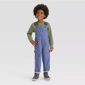 Oshkosh B’gosh Blue Canvas Toddler Overalls
